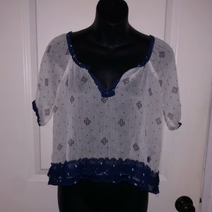 Abercrombie flowy shirt